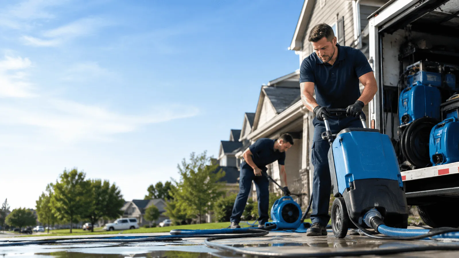 Structural Drying being performed in Lakewood, IL